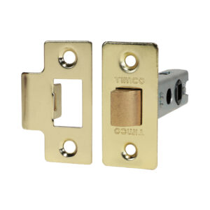 Economy Tubular Latch - Electro Brass 79.5 case / 57.5 backset