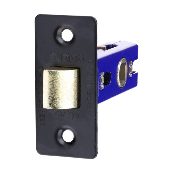 Tubular Latch - Matt Black 67 case / 45 backset