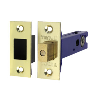 Architectural Tubular Deadbolt - Electro Brass & Satin Nickel 103.5 case / 82.5 backset