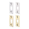 Architectural Tubular Deadbolt - Electro Brass & Satin Nickel 103.5 case / 82.5 backset