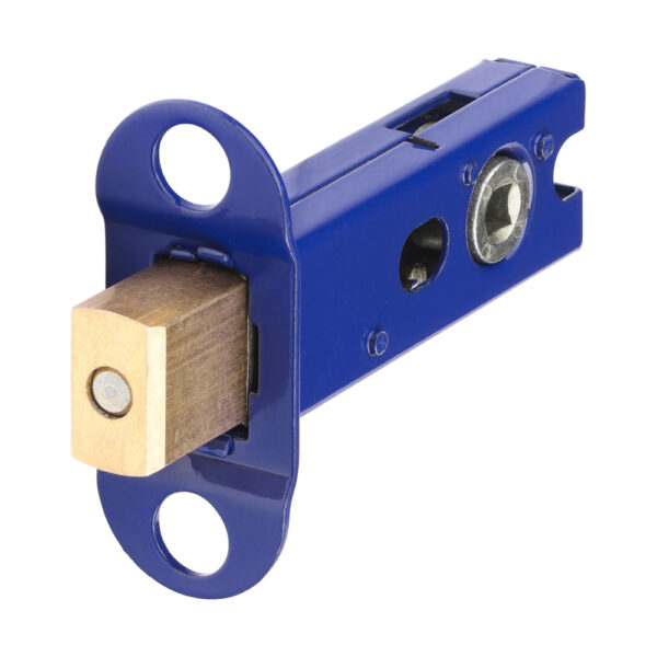 Architectural Tubular Deadbolt - Electro Brass & Satin Nickel 78 case / 57 backset