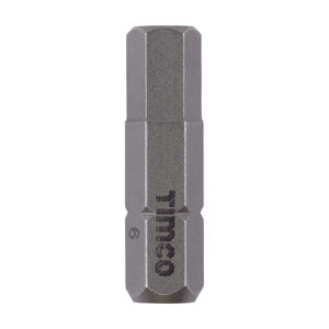 Hex Driver Bit - S2 Grey 6.0 x 25