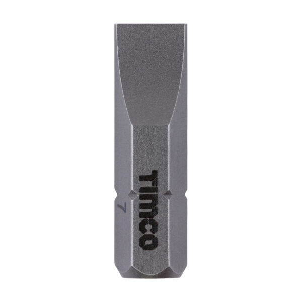 Slotted Driver Bit - S2 Grey 7.0 x 1.2 x 25