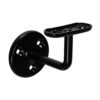 Steel Handrail Brackets – Black 63mm