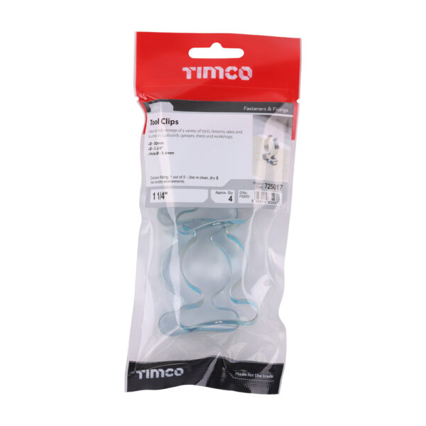Tool Clips – Zinc 1 1/4"