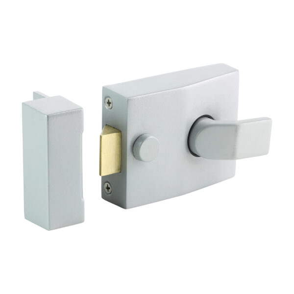 Nightlatch – Silver 94 case / 60 backset