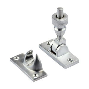 Brighton Pattern Sash Fastener - Satin Chrome 57 x 22