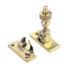 Stacked from 8 images. Method=B (R=8,S=4) Brighton Pattern Sash Fastener - Polished Brass 57 x 22