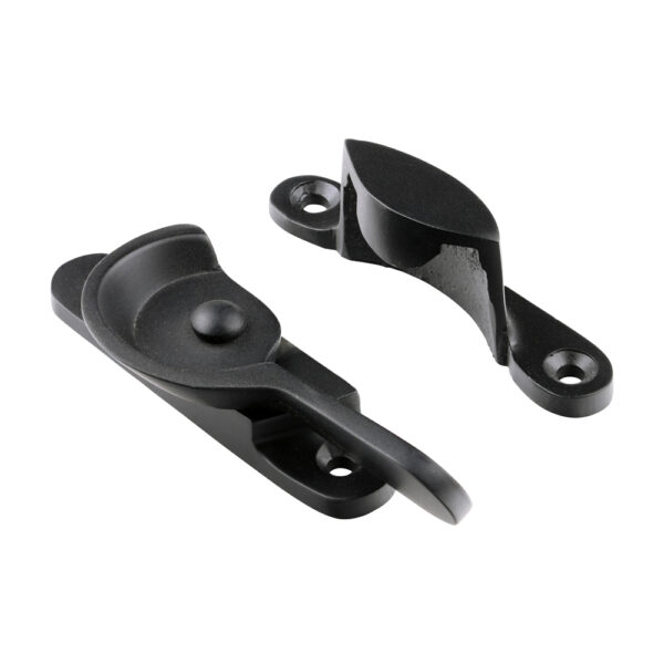 Fitch Pattern Sash Fastener - Matt Black 68 x 14