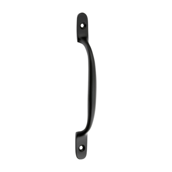 Traditional Pattern Sash Pull Handle - Matt Black 160mm