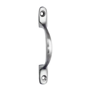 Traditional Pattern Sash Pull Handle - Satin Chrome 100mm
