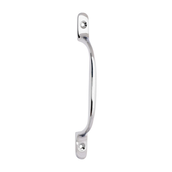 Traditional Pattern Sash Pull Handle - Polished Chrome 160mm
