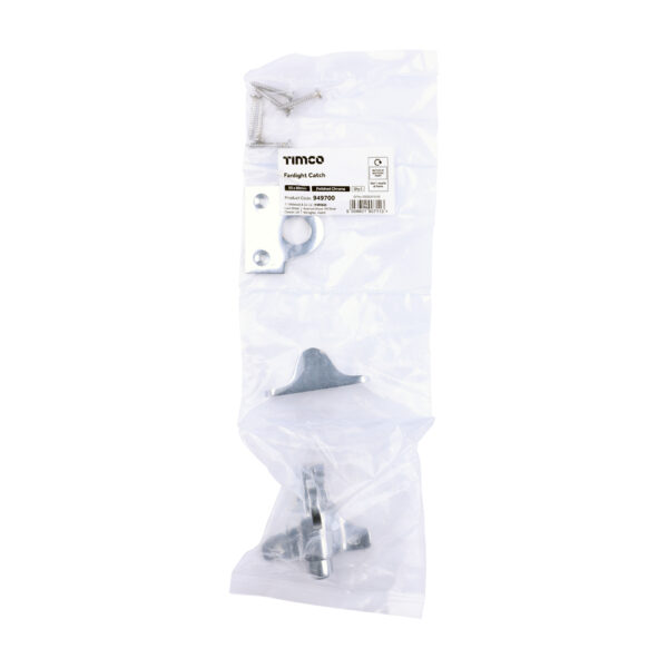 Fanlight Catch - Polished Chrome 50 x 60
