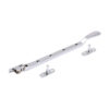 Victorian Pattern Casement Stay - Polished Chrome 240mm