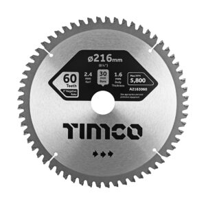 TCT -5 Degree Sawblade 216 x 30 x 80T