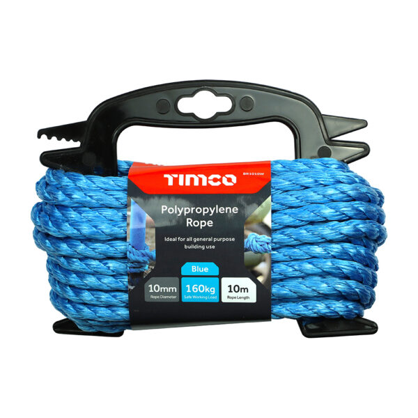 Polypropylene Rope - Blue – Winder 10mm x 10m