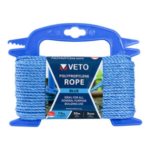 Polypropylene Rope - Blue – Winder 3mm x 30m