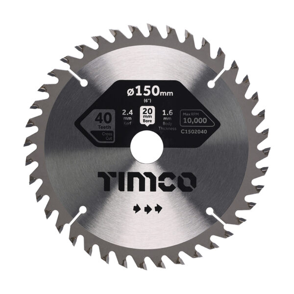 TCT Circular Saw Blade 184 x 16 x 40T