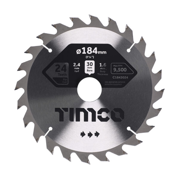 TCT Circular Saw Blade 190 x 30 x 24T