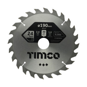 TCT Circular Saw Blade 190 x 30 x 40T