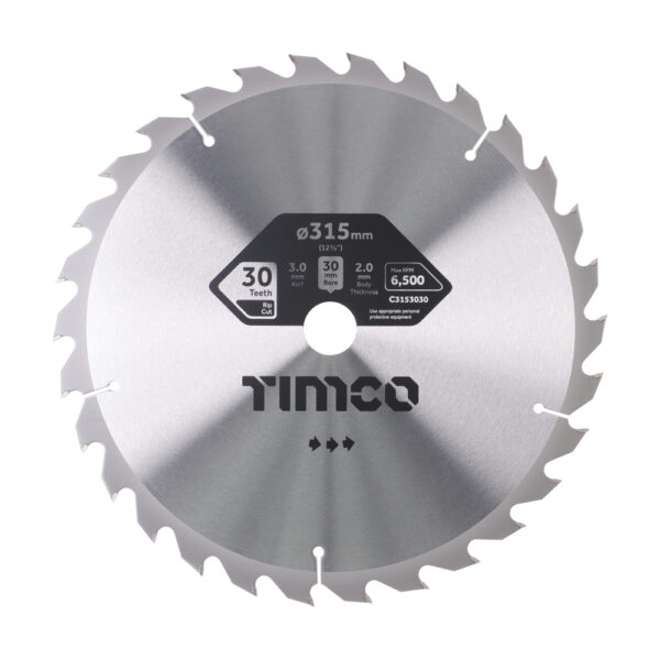 Stacked from 2 images. Method=B (R=8,S=4) TCT Circular Saw Blade 160 x 30 x 24T