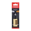 Brass Combi Padlock 28mm