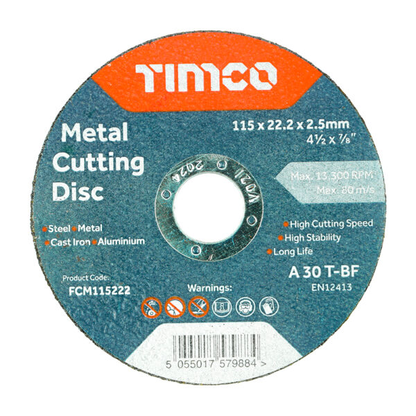 FCM115222_w1.jpg Metal Cutting Discs 230 x 22.2 x 3.2