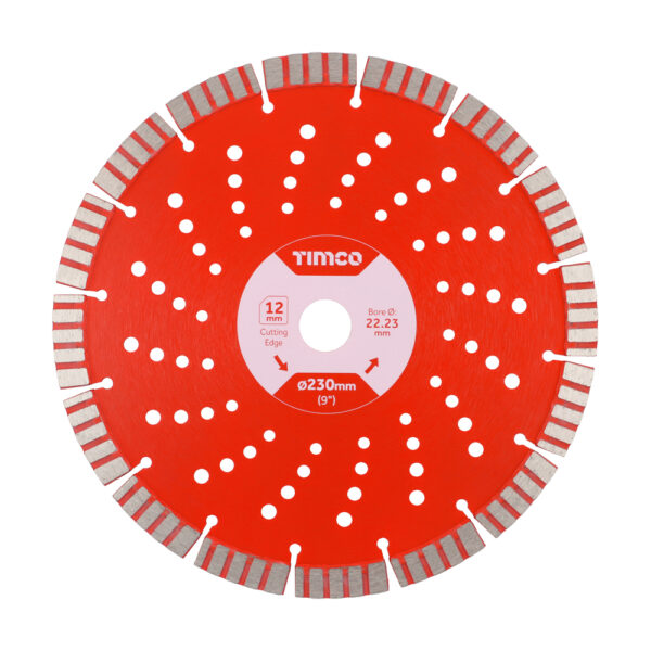 Stacked from 2 images. Method=B (R=8,S=4) Prem Diamond Blade Turbo Seg 230 x 22.2