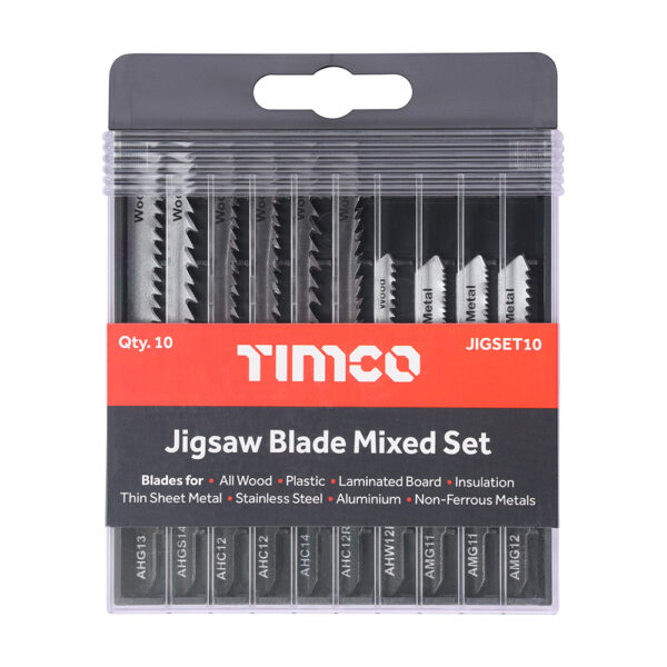 Jigsaw Blade Mixed Set 10pcs Mixed