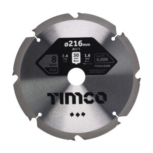 PCD Fibre Cement Saw Blade 250 x 30 x 6T