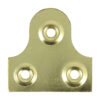 Mirror Plates - Plain - Electro Brass 32mm