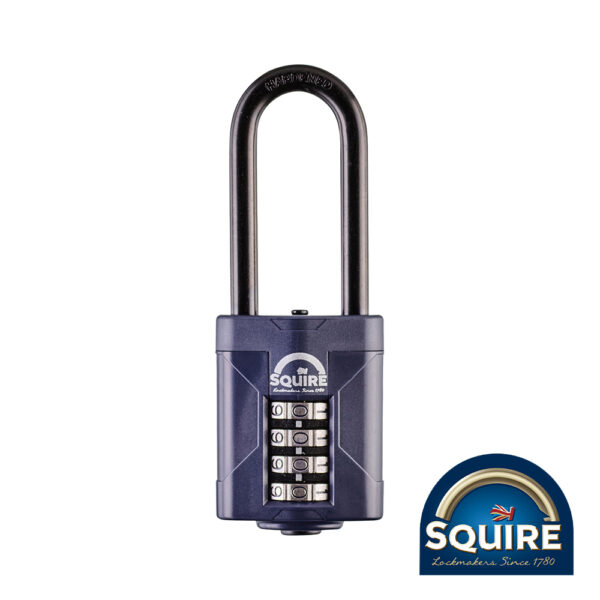 Combination Padlock - Steel 2.5" Long Shackle – CP50/2.5 50mm