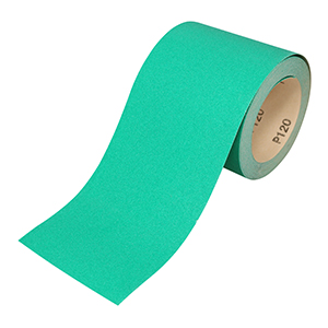 Sandpaper Roll Green P120 115mm x 10m
