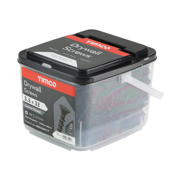 00032DRYCT_w2.jpg Drywall Screw PH2 Coarse Black-3.5 x 32