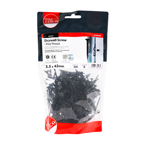 00042DRYB_w2.jpg Drywall Screw PH2 - BLK-3.5 x 42