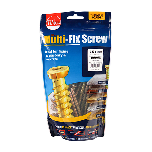 Multi-Fix Concrete Screw - ZYP-7.5 x 50
