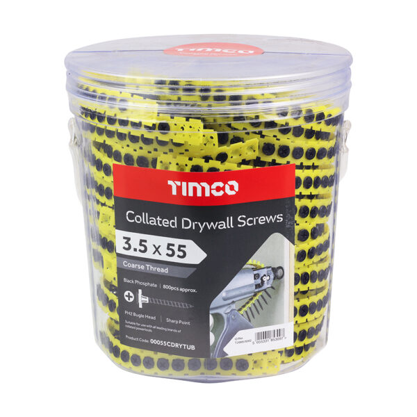 Collated Drywall Coarse Black-3.5 x 55