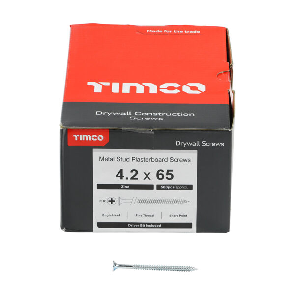 Drywall Screw PH2 Fine Zinc-4.2 x 65