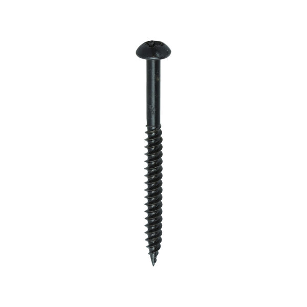 Blackjax Screw PZ2 RND Black-8 x 2