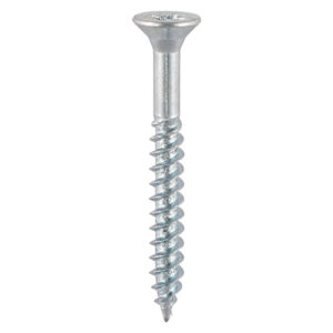 Twin Woodscrew PZ2 CSK Zinc-8 x 3