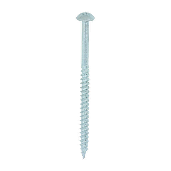 Twin Woodscrew PZ2 RND Zinc-10 x 3