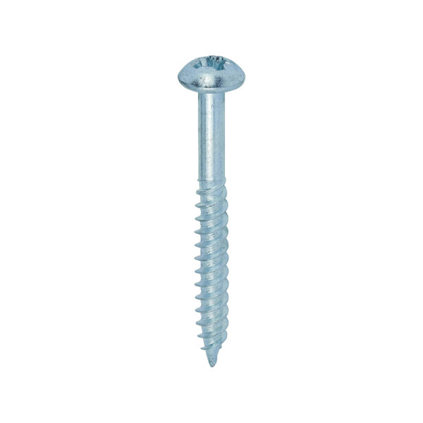 Twin Woodscrew PZ3 RND Zinc-12 x 2