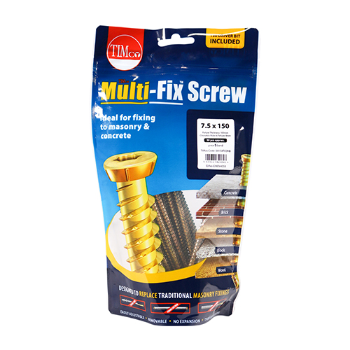 Multi-Fix Concrete Screw - ZYP-7.5 x 150