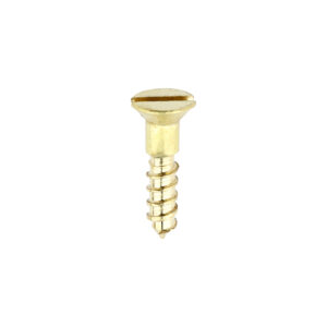 Brass Timber Screw SLOT CSK-2 x 3/8