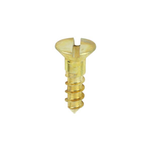Brass Timber Screw SLOT CSK-6 x 1/2