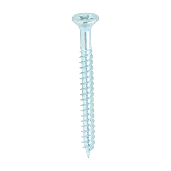 Twin Woodscrew PZ2 CSK Zinc-6 x 1 1/2