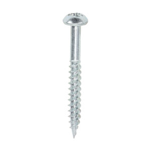 Twin Woodscrew PZ2 RND Zinc-6 x 1 1/4