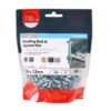 Roofing Bolt & SQ Nut - BZP-M6 x 12