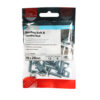 Roofing Bolt & SQ Nut - BZP-M6 x 20