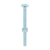 Roofing Bolt & SQ Nut Zinc-M6 x 80